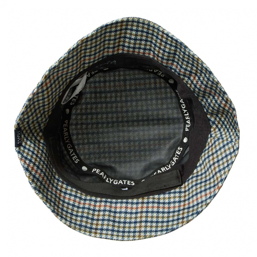 パーリーゲイツ ゴルフウェア ハット 秋 冬 ガンクラブチェック柄HAT