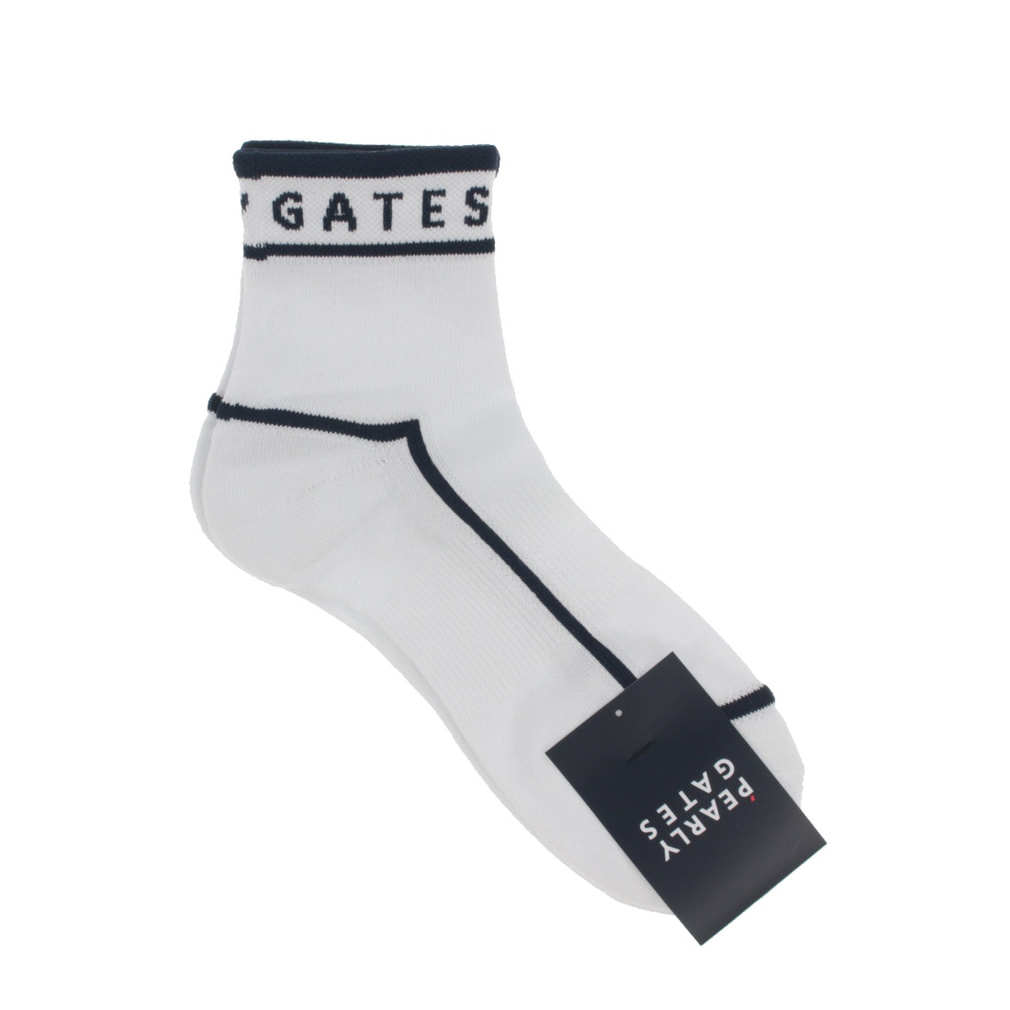 パーリーゲイツ ゴルフウェア ソックス 春 夏 パイピングショートSOX