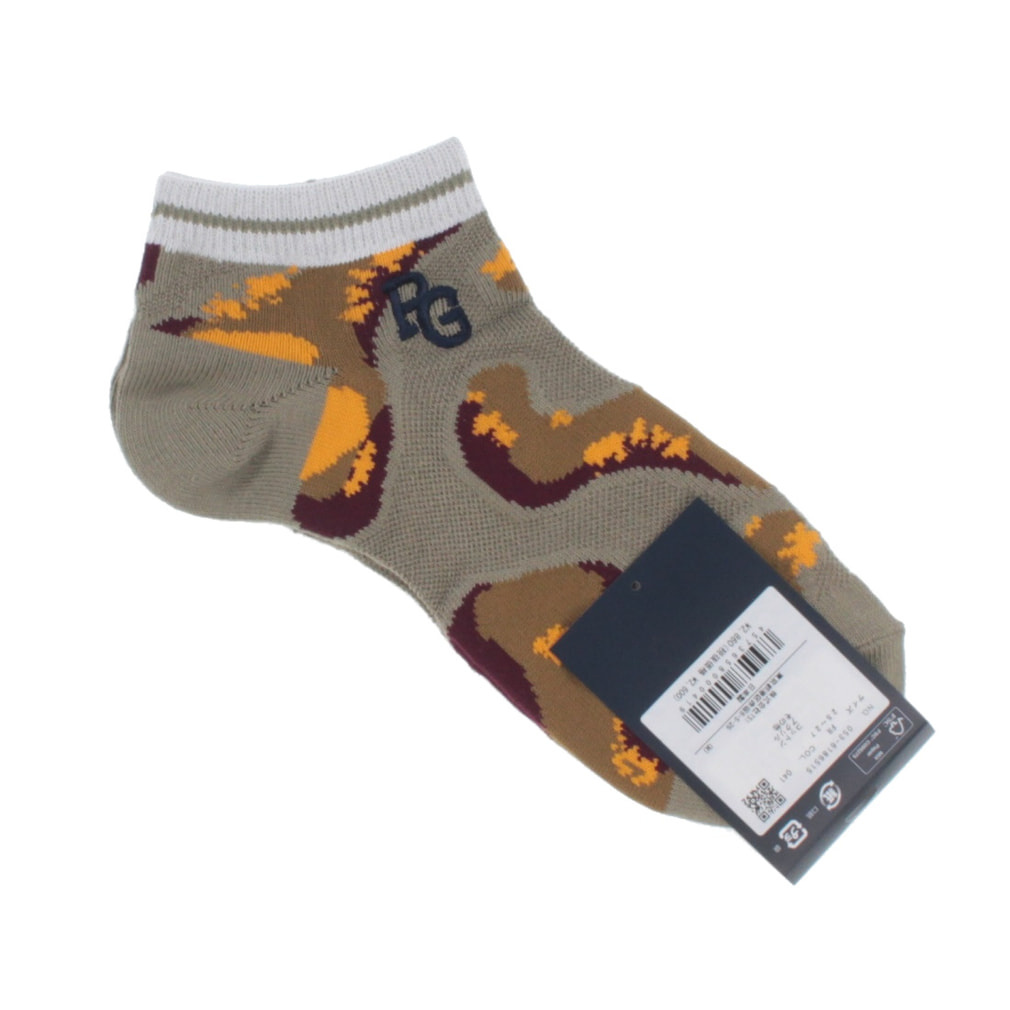 パーリーゲイツ ゴルフウェア ソックス 春 夏 ゴルフ場柄アンクルSOX