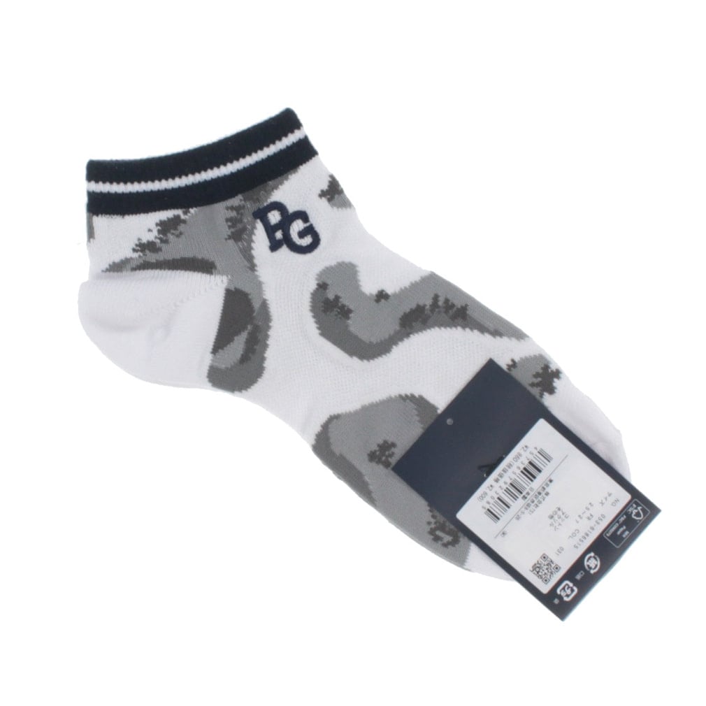 パーリーゲイツ ゴルフウェア ソックス 春 夏 ゴルフ場柄アンクルSOX