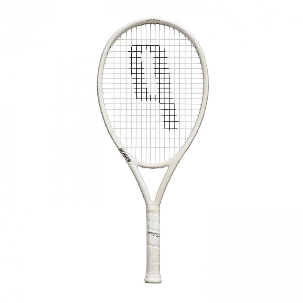 テニスラケット ホワイト/ベージュ 楽天市場】プリンス Prince 硬式テニスラケット EMBLEM 110 エンブレム