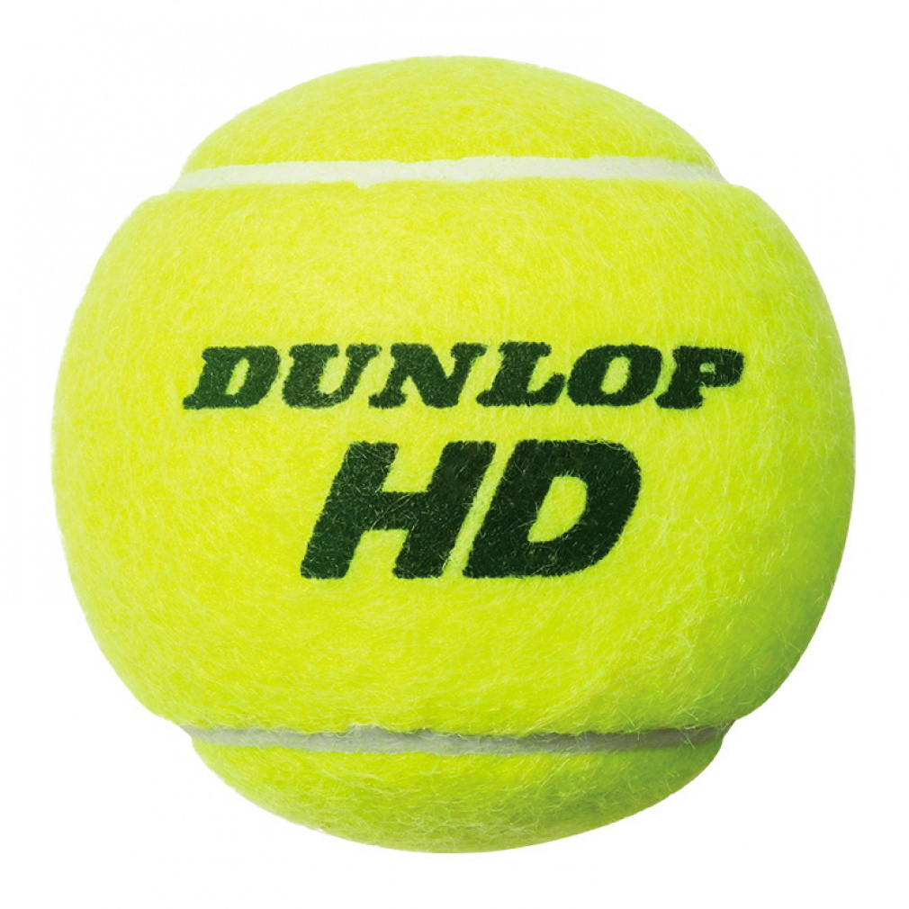 硬式 テニスボール DUNLOP HD （プレッシャーライズド テニスボール） HD プレッシャーライズド テニスボール 4球×15缶×2箱(120球