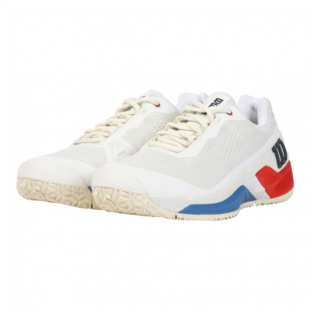 ウイルソン RUSH PRO 4.0 OMNI Snow White/Red/Deja Vu Blue