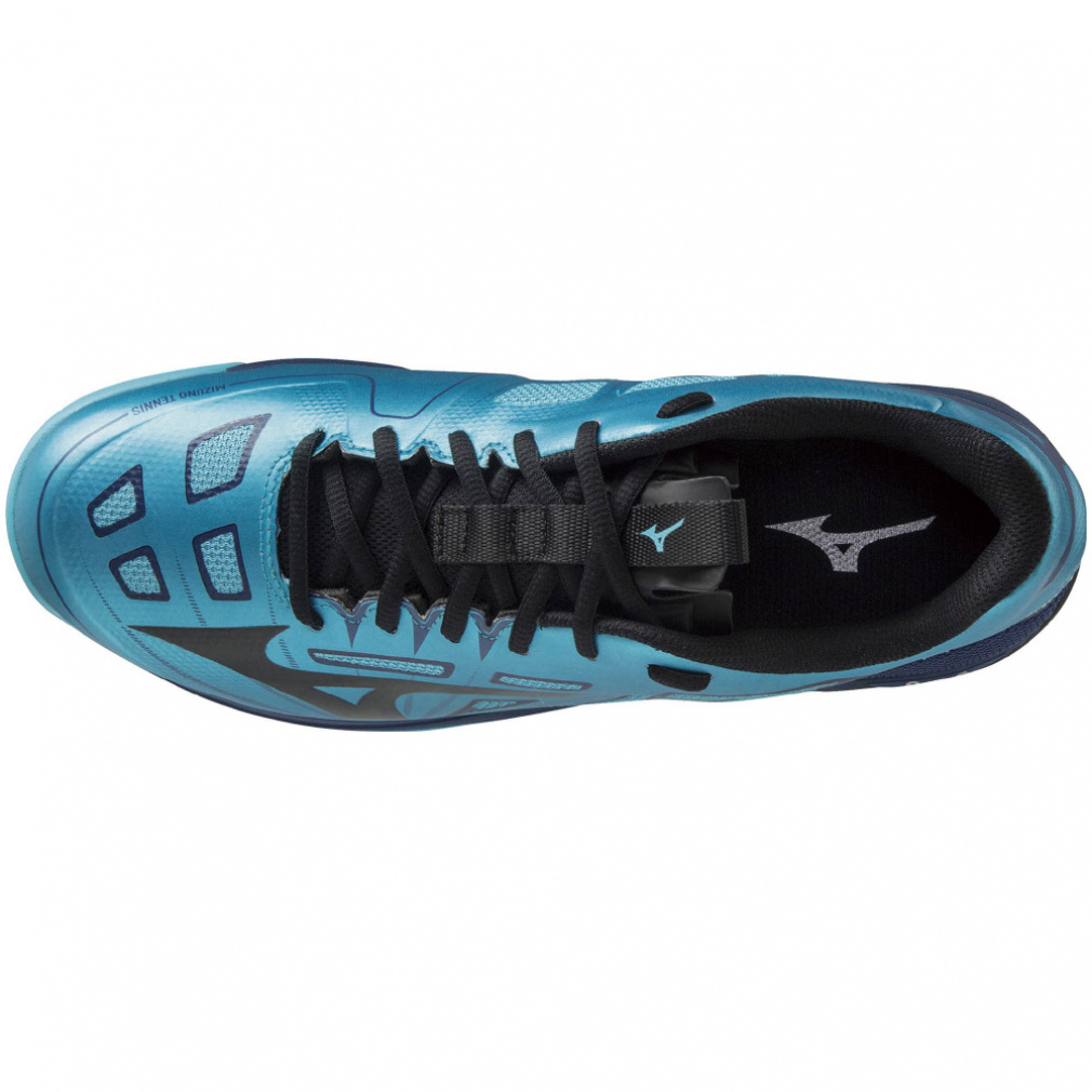 Mizunoウエーブエクシード4OC 26.5cm青ほぼ未使用！テニスシューズ Amazon.com | Mizuno Wave Exceed 4 OC Tennis Shoes - blue