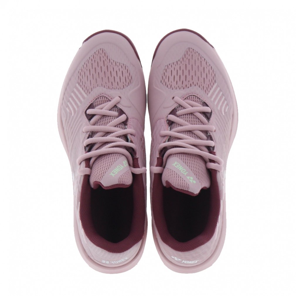 YONEX テニスシューズ ピンク 新品 YONEX パワークッション ソニケージ ウィメン AC オールコート用