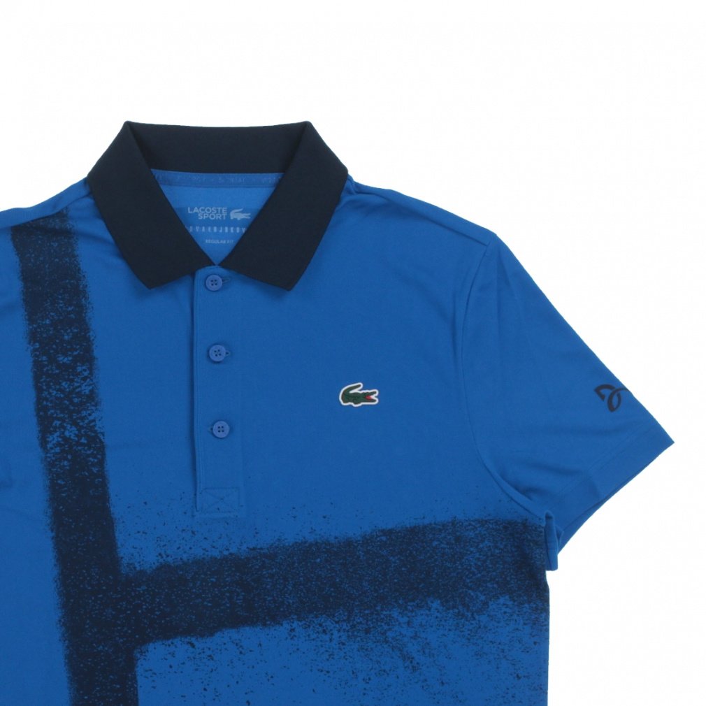 ラコステ メンズ テニス 半袖ポロシャツ 『ジョコビッチ』コートライン