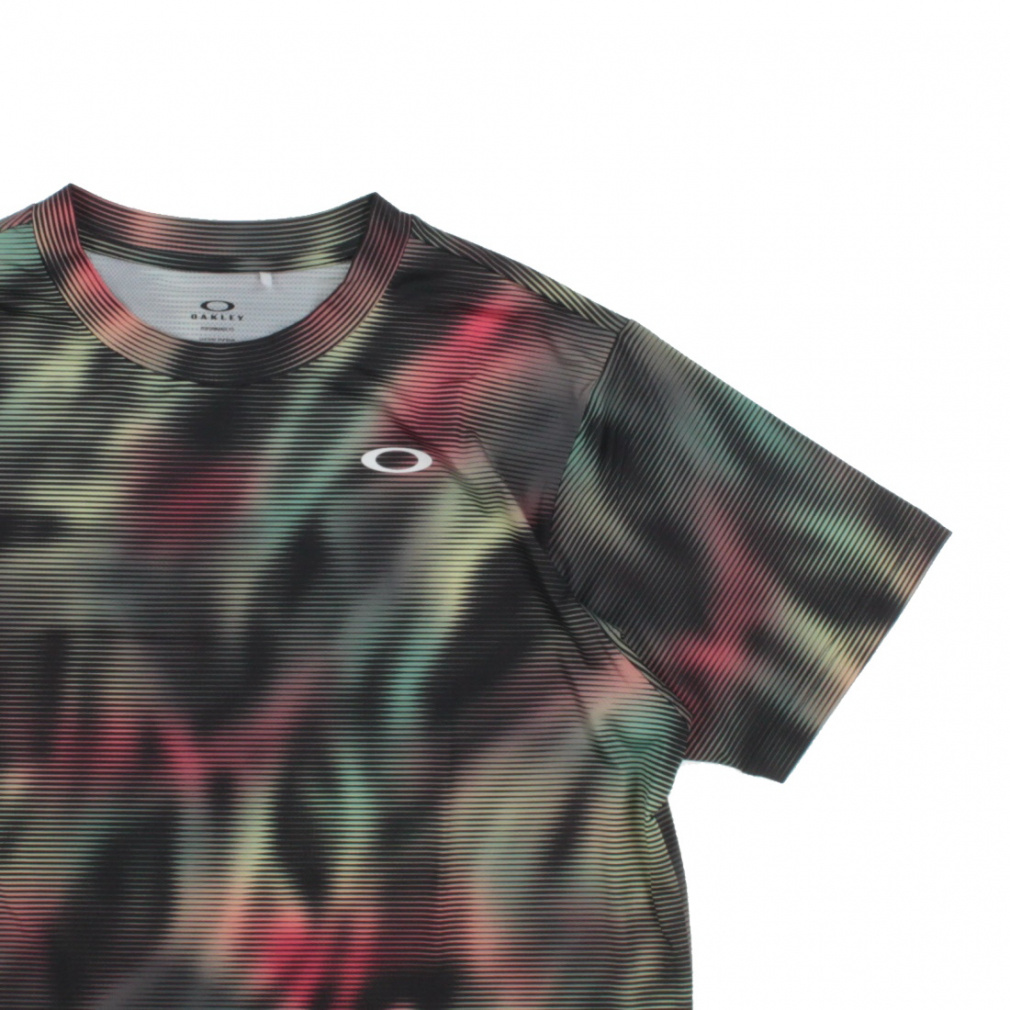 オークリー メンズ テニス 半袖Tシャツ SLANT GRAPHIC MESH SS TEE