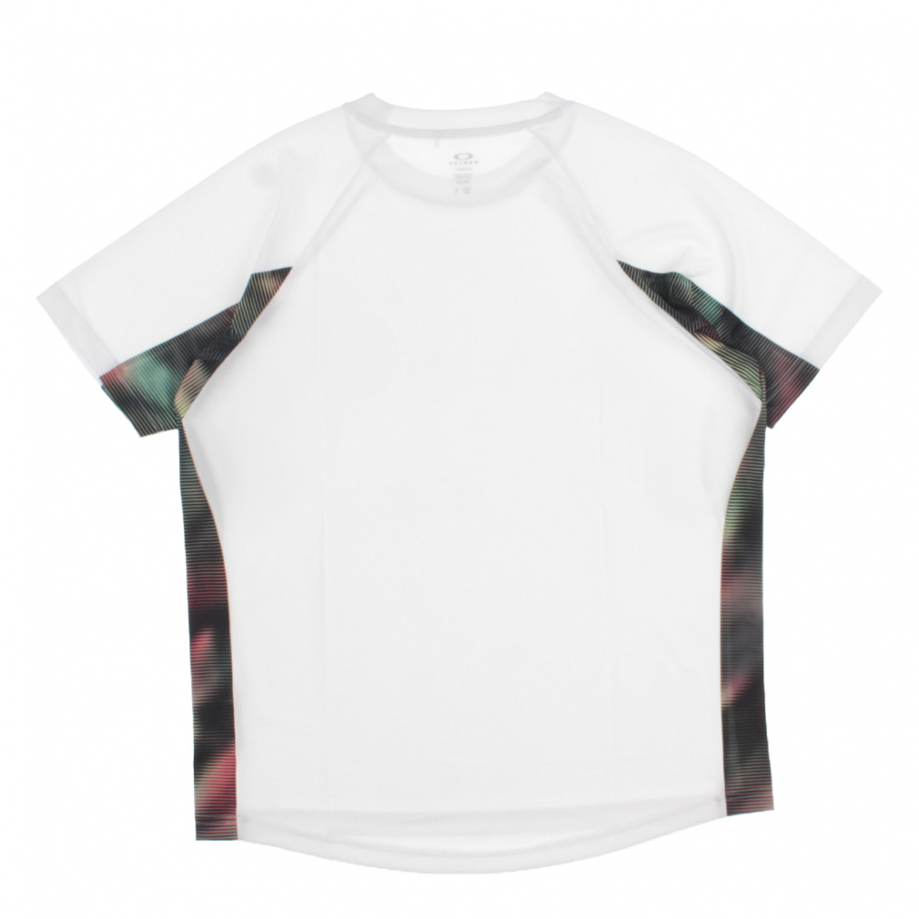 オークリー メンズ テニス 半袖Tシャツ SLANT BLOCKING MESH SS TEE