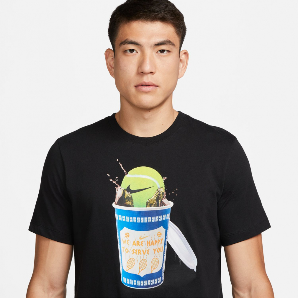 ナイキ メンズ テニス 半袖Tシャツ ナイキコート テニス ヘリテージ S