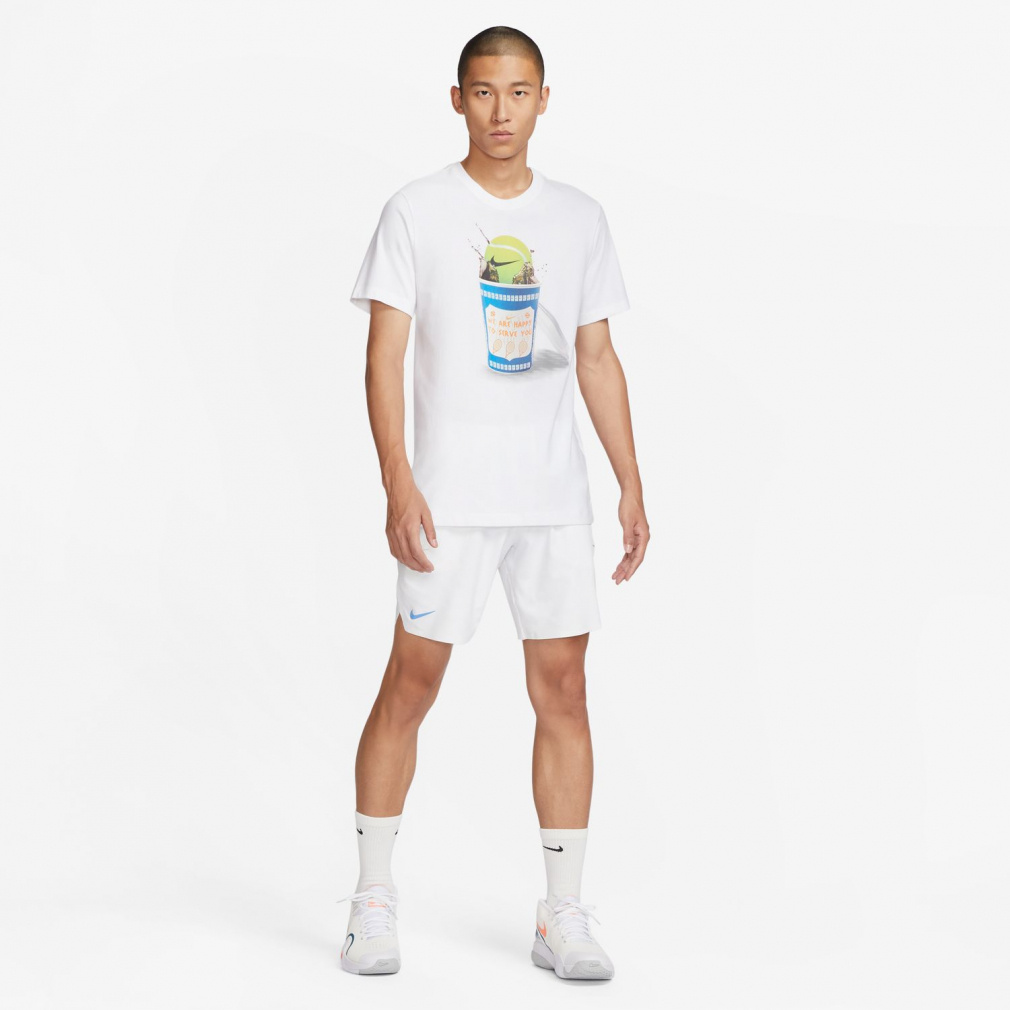 ナイキ メンズ テニス 半袖Tシャツ ナイキコート テニス ヘリテージ S