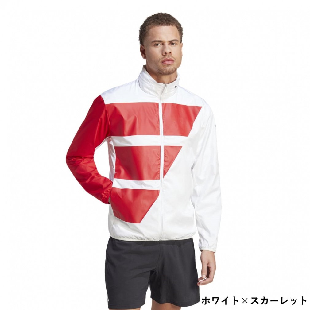 adidas Ajax ウィンドブレーカー 赤白 チームウェア ウーブン テニスジャケット｜Alpen Online
