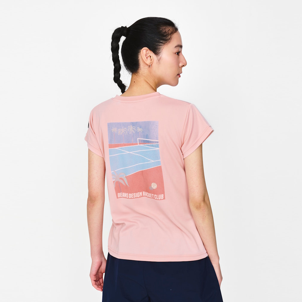 ティゴラバイビームスデザイン レディス テニス 半袖Tシャツ テニス
