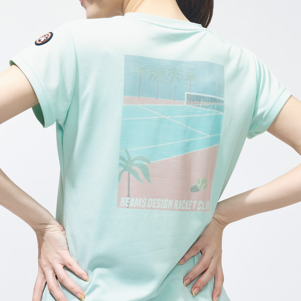 ティゴラバイビームスデザイン レディス テニス 半袖Tシャツ テニス