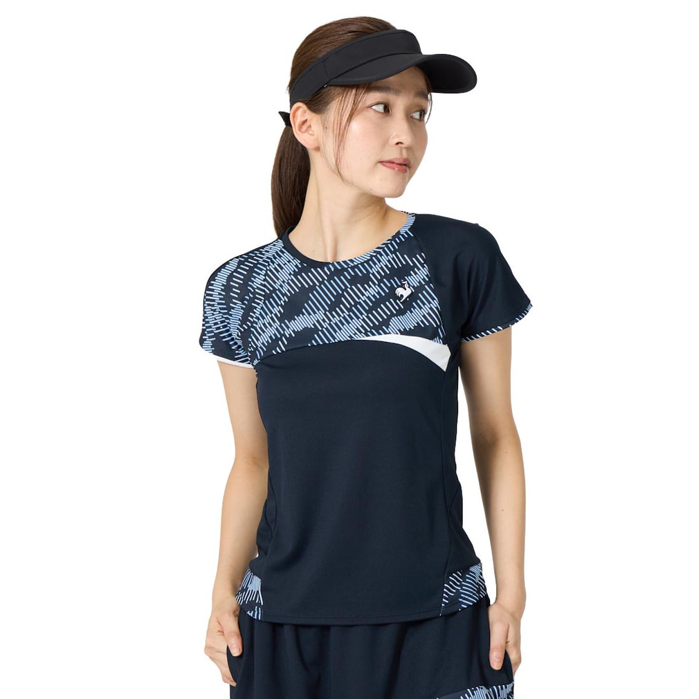 ルコック レディス テニス 半袖Tシャツ Aile forme ゲームシャツ JTA