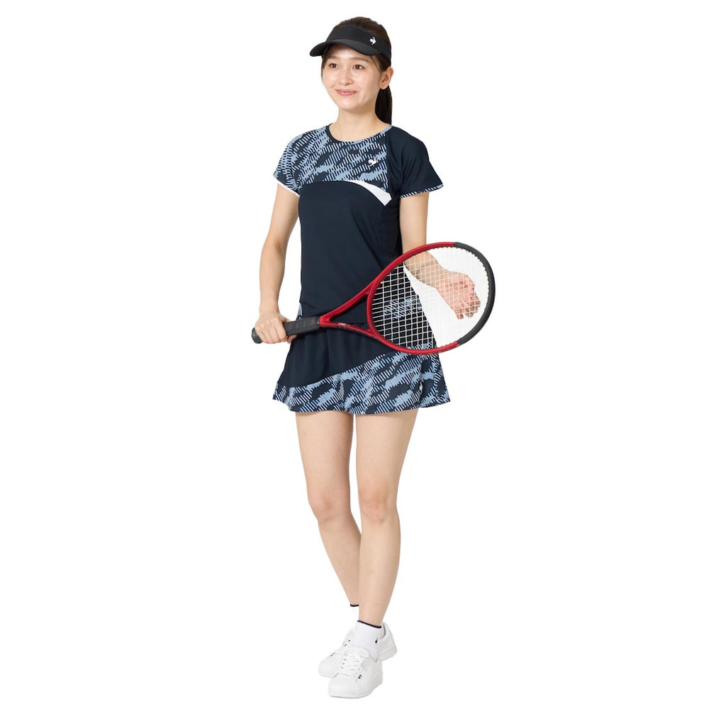 ルコック レディス テニス 半袖Tシャツ Aile forme ゲームシャツ JTA