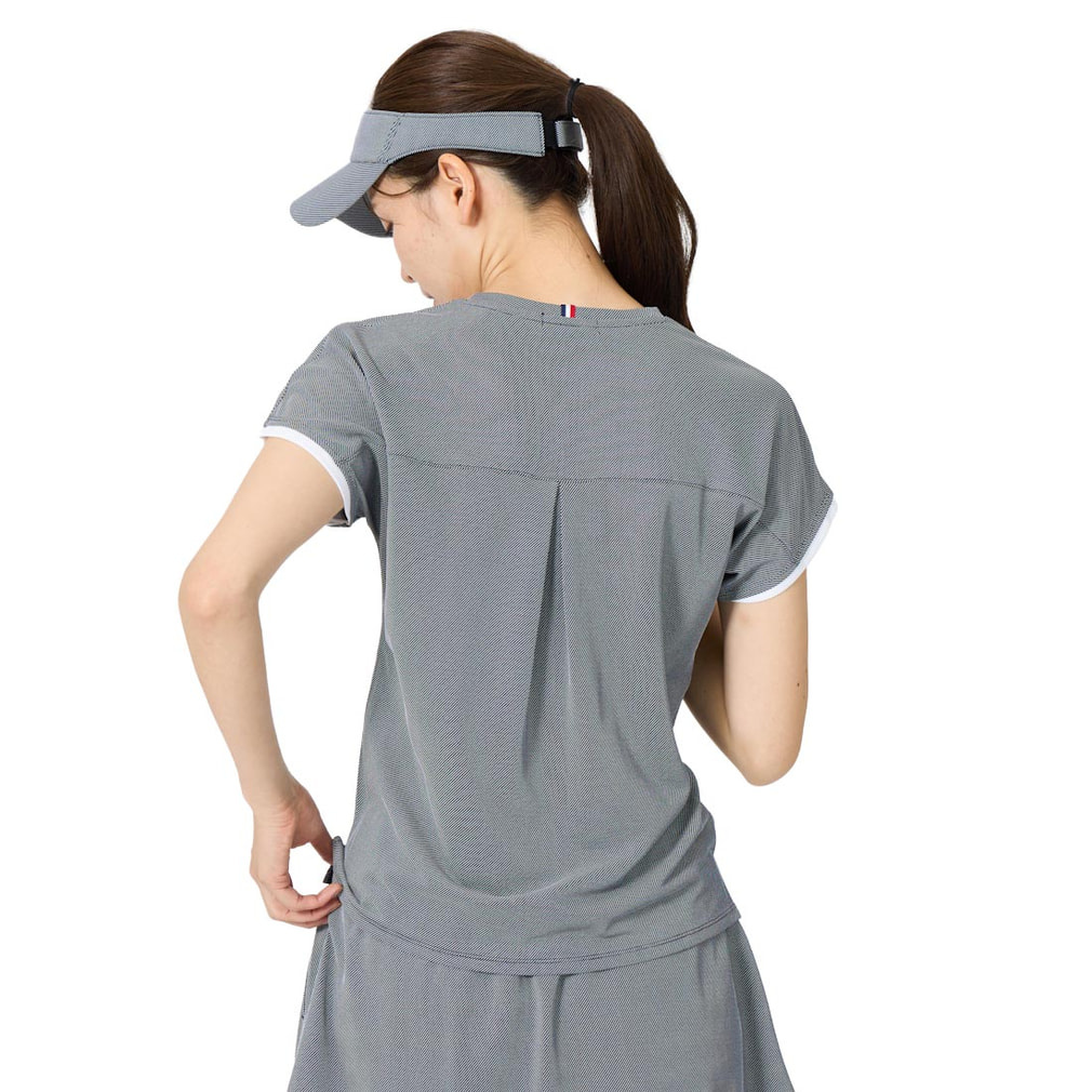 ルコック レディス テニス 半袖Tシャツ ゲームシャツ JTA公認
