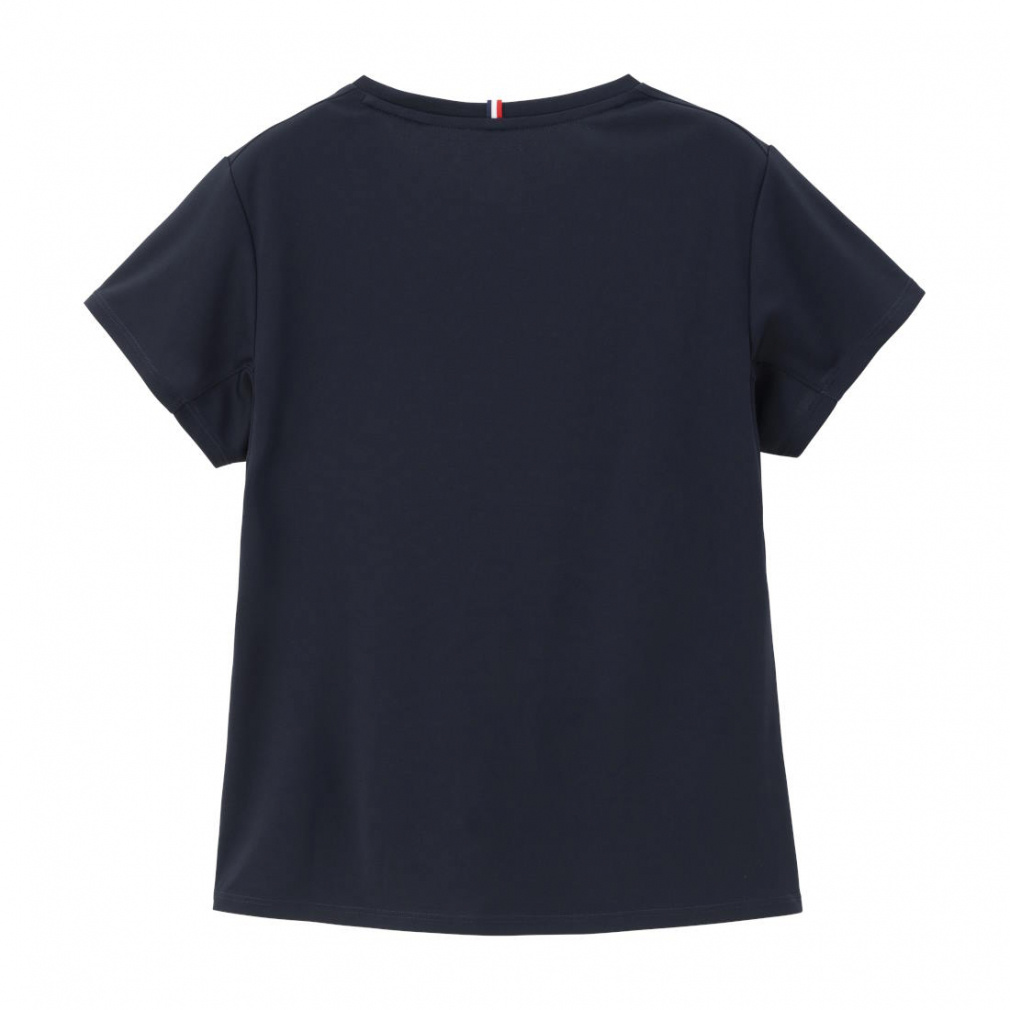 ルコック レディス テニス 半袖Tシャツ トリコロールプリントゲーム