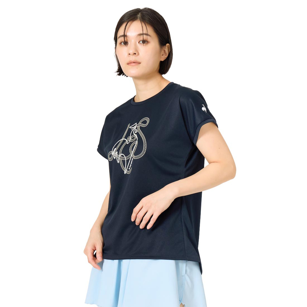 ルコック レディス テニス 半袖Tシャツ プラクティスシャツ LN6SHT23L