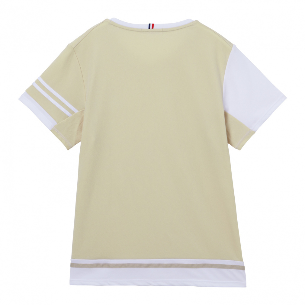 ルコック レディス テニスウェア 半袖Tシャツ 冷感ゲームシャツ 接触冷