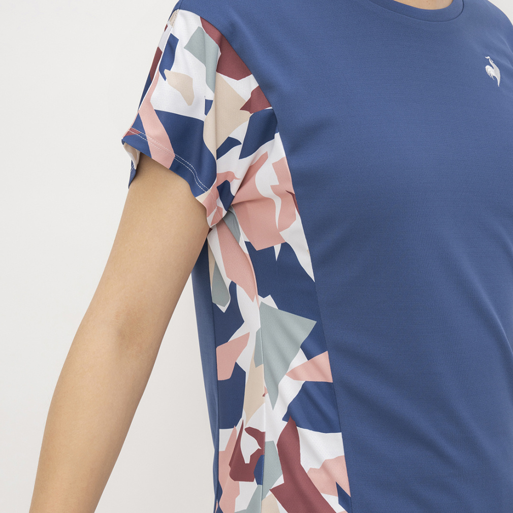 ルコック レディス テニス 半袖Tシャツ グラフィックゲームシャツ