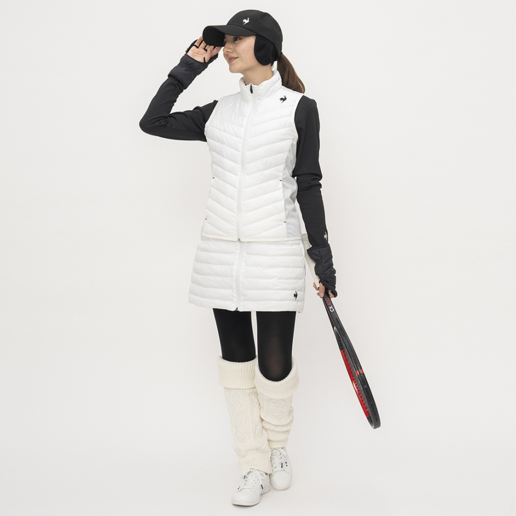 ルコック レディス テニス スコート 防風素材 パディングスコート