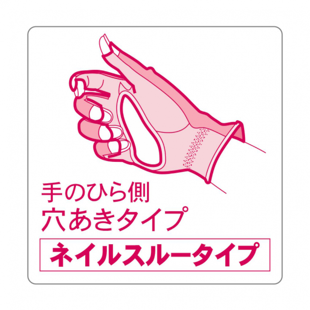 ダンロップ レディス テニス グローブ ネイルスルータイプ (両手セット
