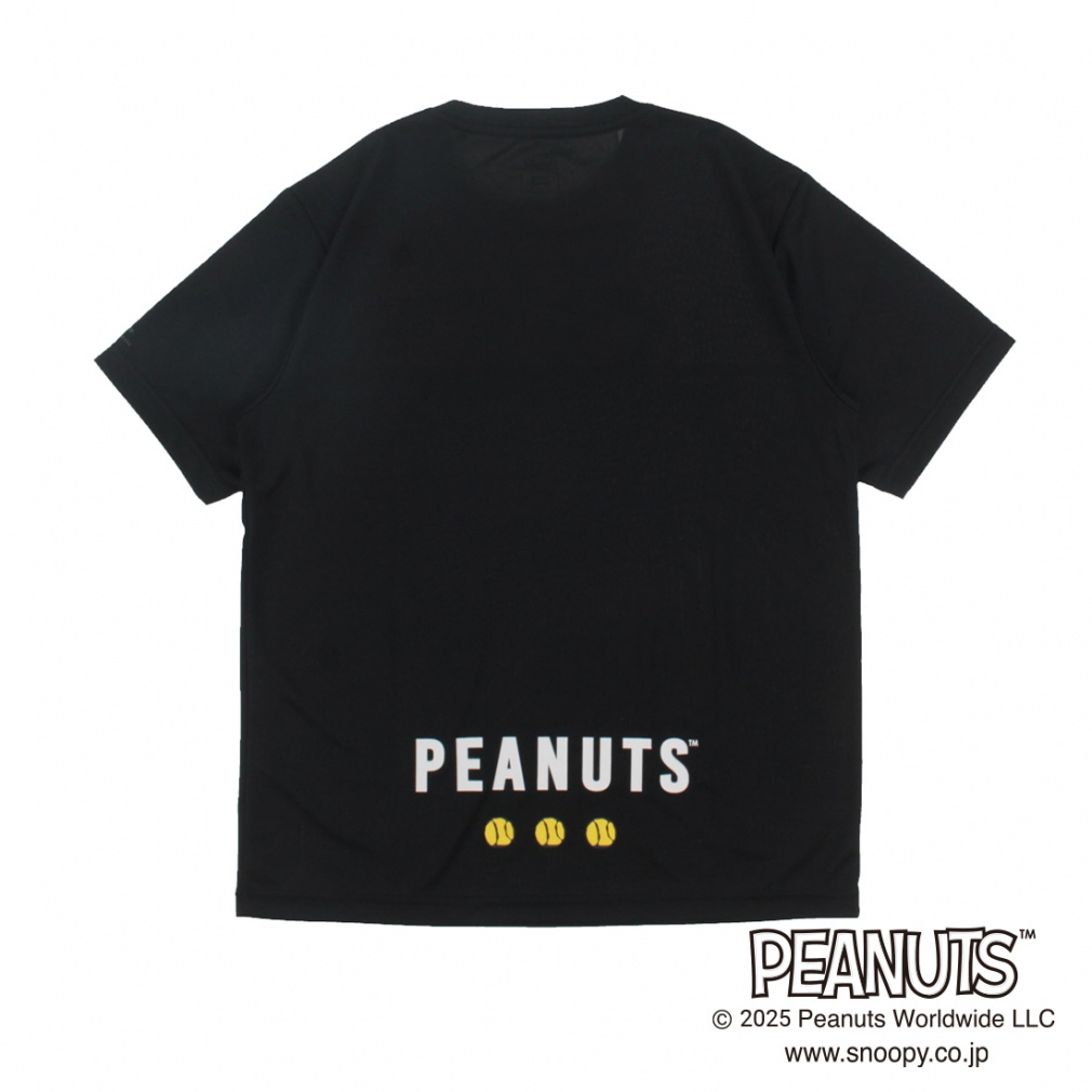 ピーナッツ スヌーピー メンズ レディス テニス 半袖Tシャツ
