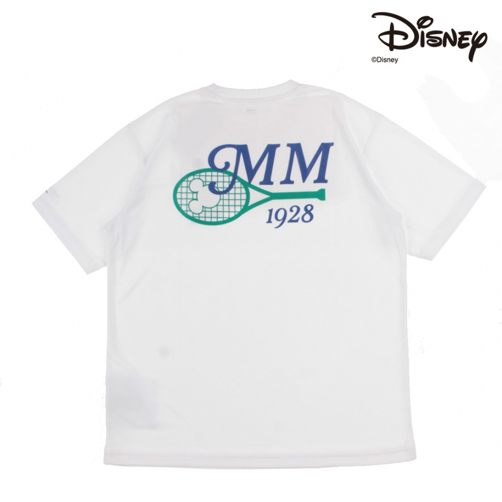 ディズニー メンズ レディス テニス 半袖Tシャツ ミッキーマウス