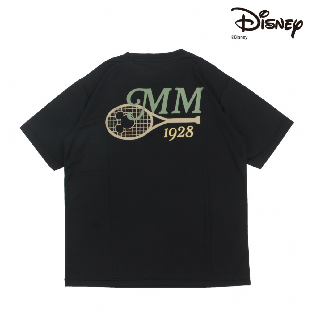 ディズニー メンズ レディス テニス 半袖Tシャツ ミッキーマウス