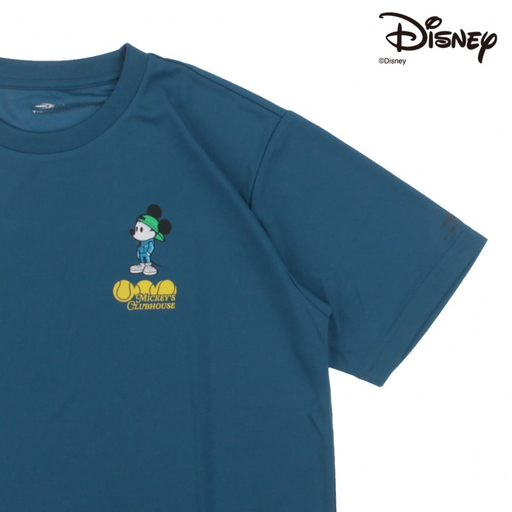 ディズニー メンズ レディス テニス 半袖Tシャツ ミッキーマウス