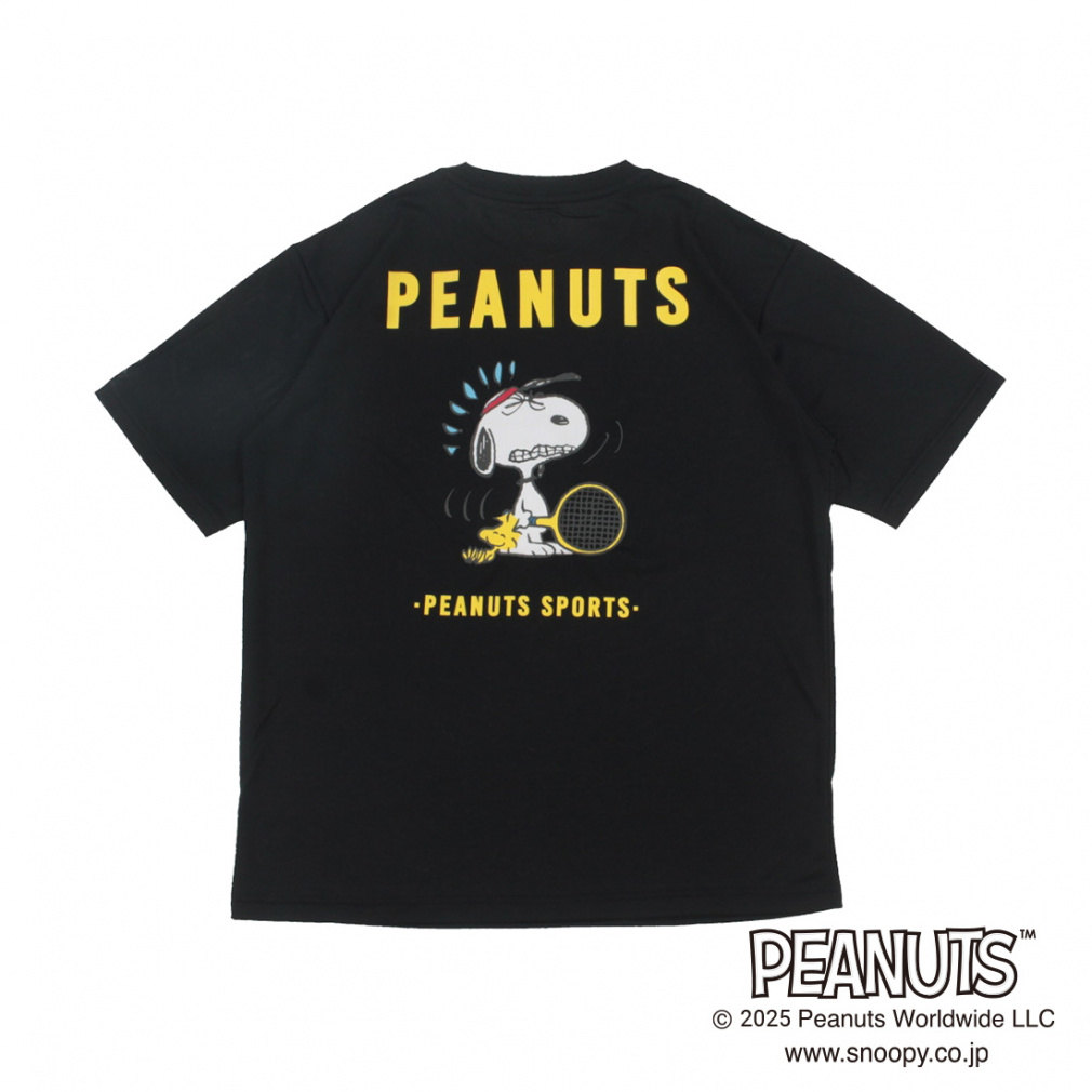 ピーナッツ スヌーピー メンズ レディス テニス 半袖Tシャツ