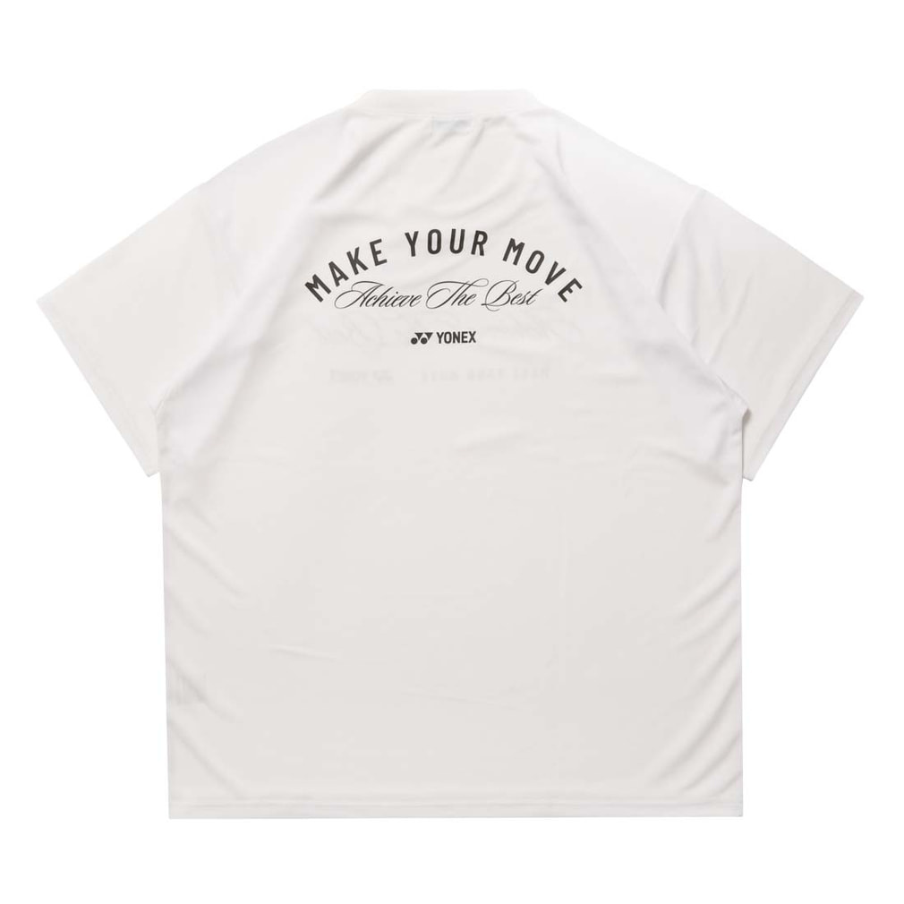 ヨネックス直筆サイン入りウェア　Tシャツ M 白 ヨネックス スポーツデポ・アルペン限定 グラフィックTコレクション
