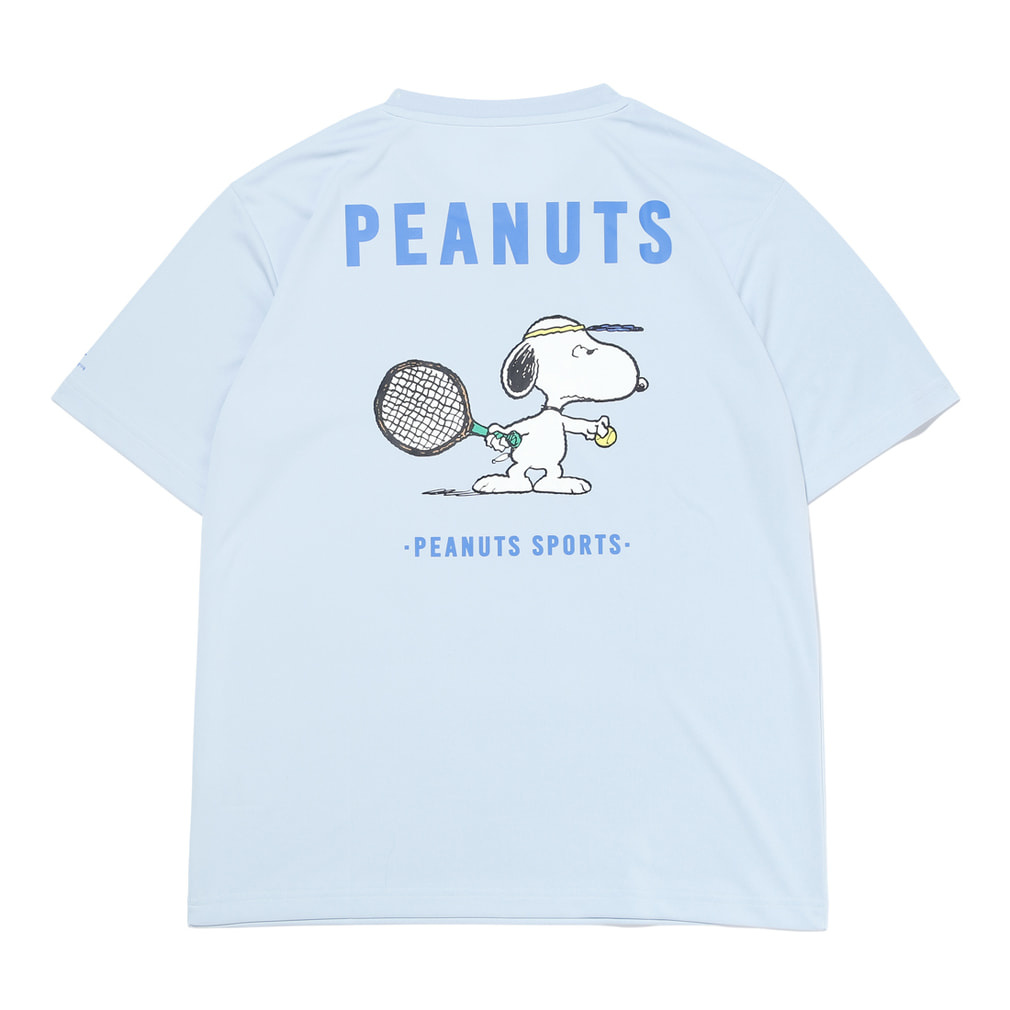 ピーナッツ スヌーピー メンズ レディス テニス 半袖Tシャツ