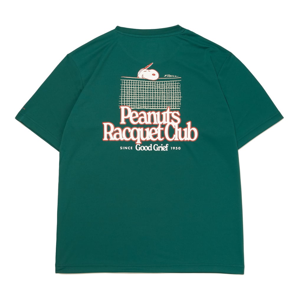 ピーナッツ スヌーピー メンズ レディス テニス 半袖Tシャツ