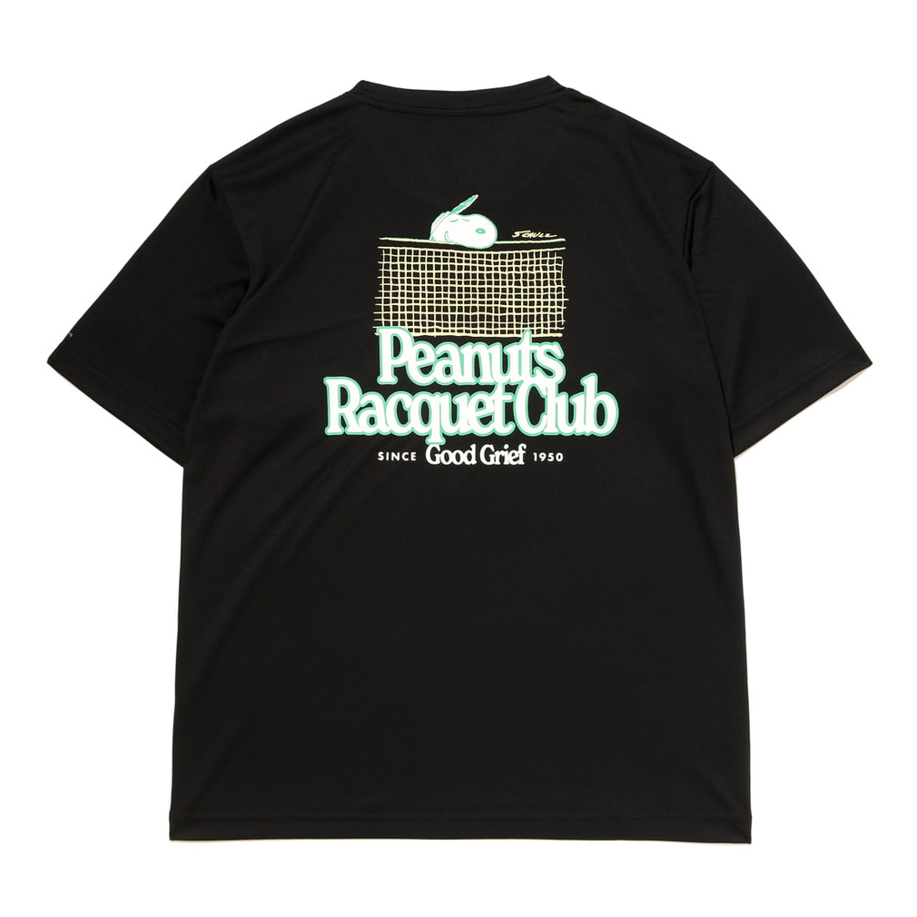 ピーナッツ スヌーピー メンズ レディス テニス 半袖Tシャツ