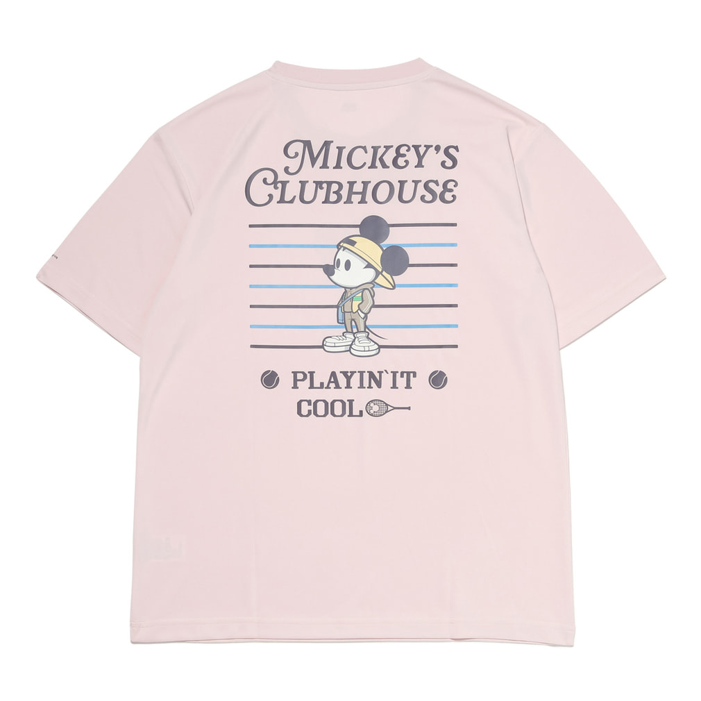 ディズニー メンズ レディス テニス 半袖Tシャツ ミッキーマウス