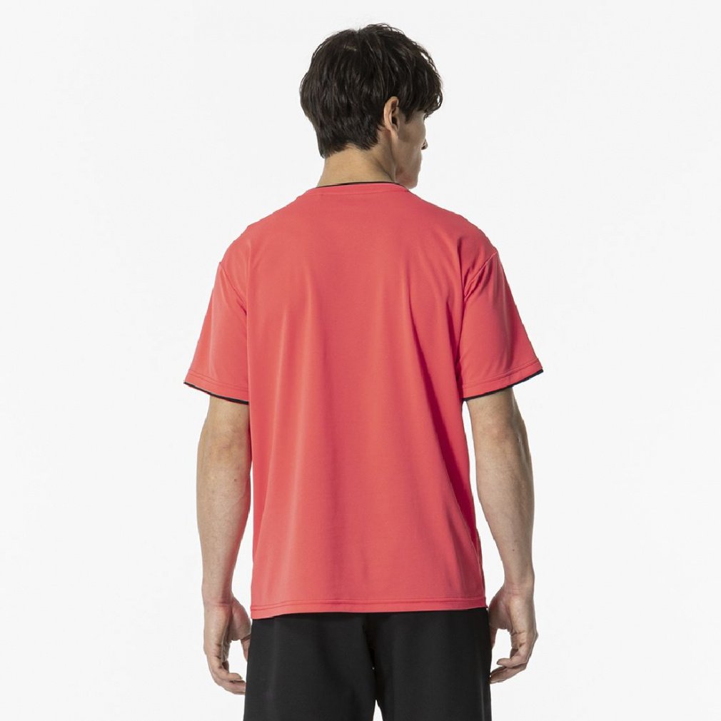 ミズノ メンズ レディス テニス 半袖Tシャツ ゲームシャツ 62JAB028