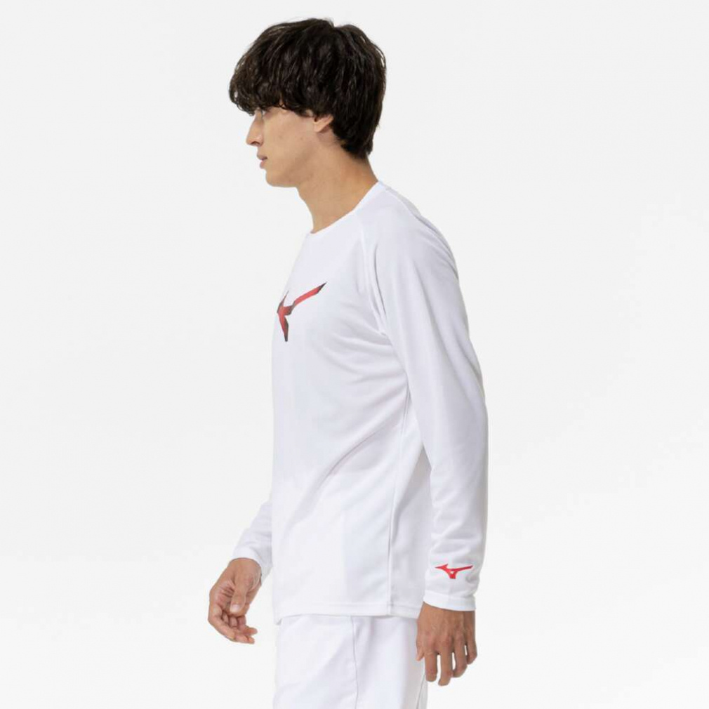 ミズノ メンズ レディス ラケットスポーツ 長袖Tシャツ プラクティス
