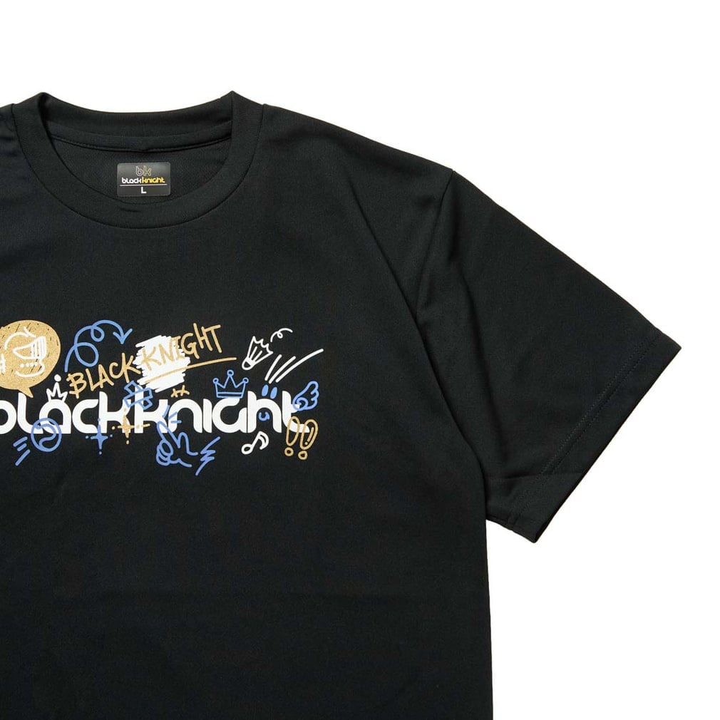 ブラックナイト メンズ レディス バドミントン 半袖Tシャツ T-6106U