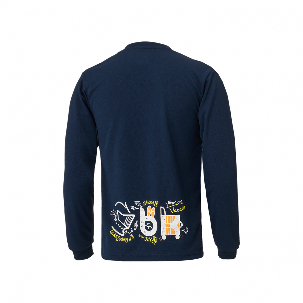 ブラックナイト メンズ レディス テニス 長袖Tシャツ T-4202U 吸汗速乾