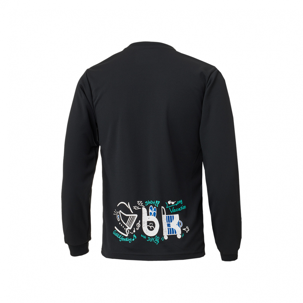 ブラックナイト メンズ レディス テニス 長袖Tシャツ T-4202U 吸汗速乾