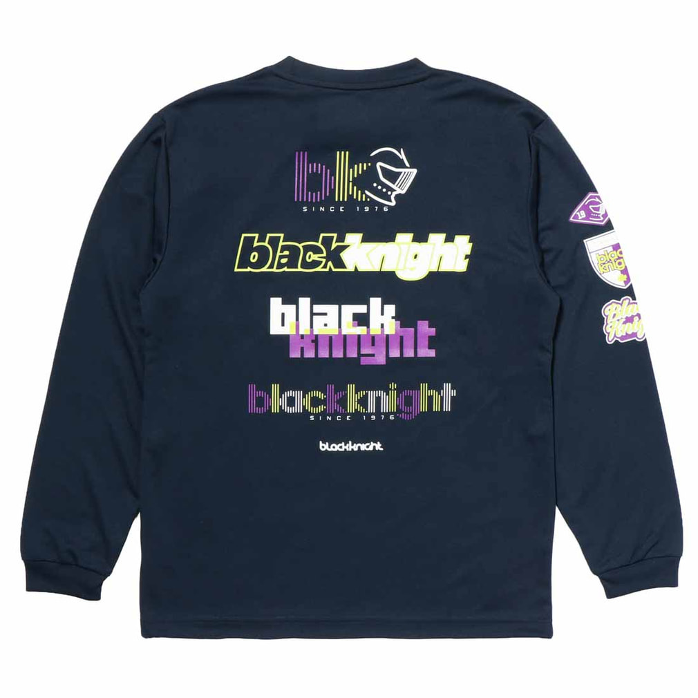 ブラックナイト メンズ レディス バドミントン ウェア 長袖Tシャツ