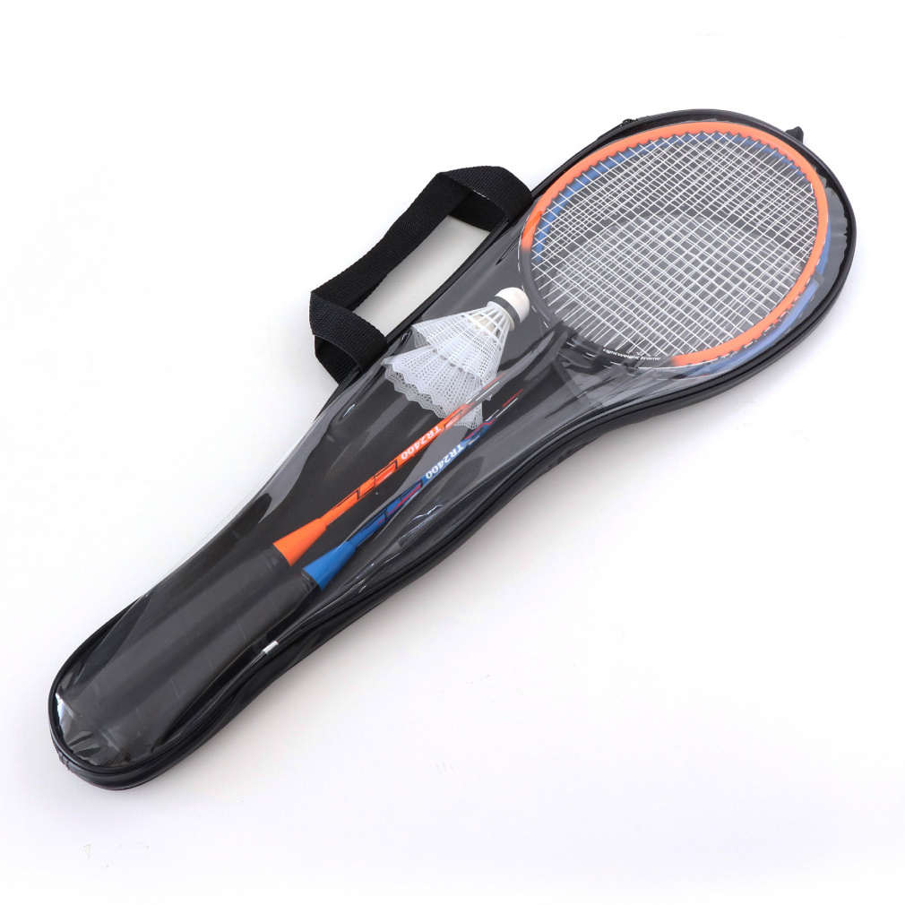 ティゴラ 2本組ラケットセット レジャー用 シャトル2球入り 振り抜き