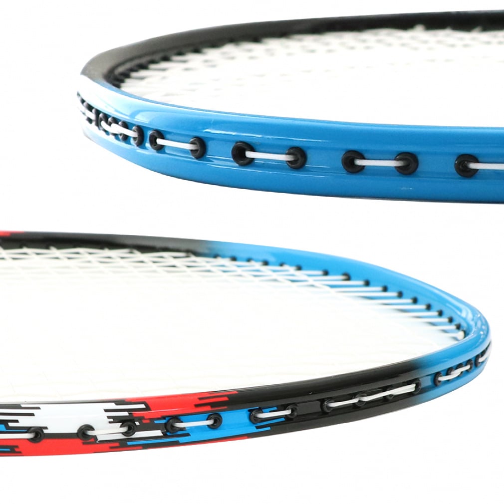 ティゴラ バドミントン3点セット 張り上がりラケット/シューズ