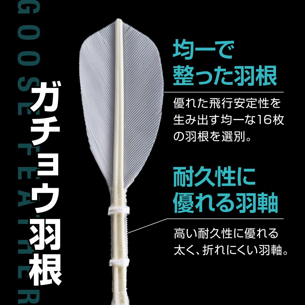 水鳥羽根シャトル フェザー ガチョウ 10ダース 3号 120球｜Alpen
