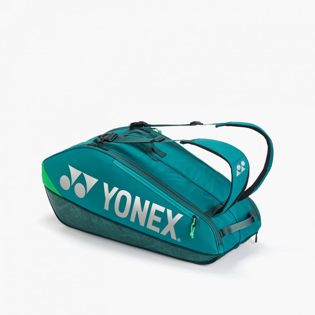 タ*カ様 YONEX バドミントンラケットバッグ グリーン 新品未使用☆★ YONEX BAG2204 ワイドオープンラケットバッグ バドミントン・テニス