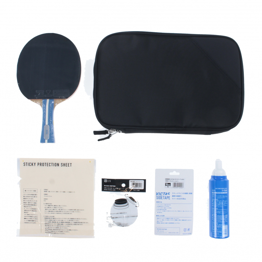 ヴィクタス スターターセット DEZEL&VJNEXT貼り上げラケット 025796