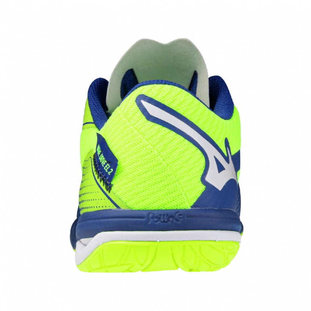 ミズノ ウエーブドライブEL2 81GA250112 卓球 シューズ 2E : ブルー