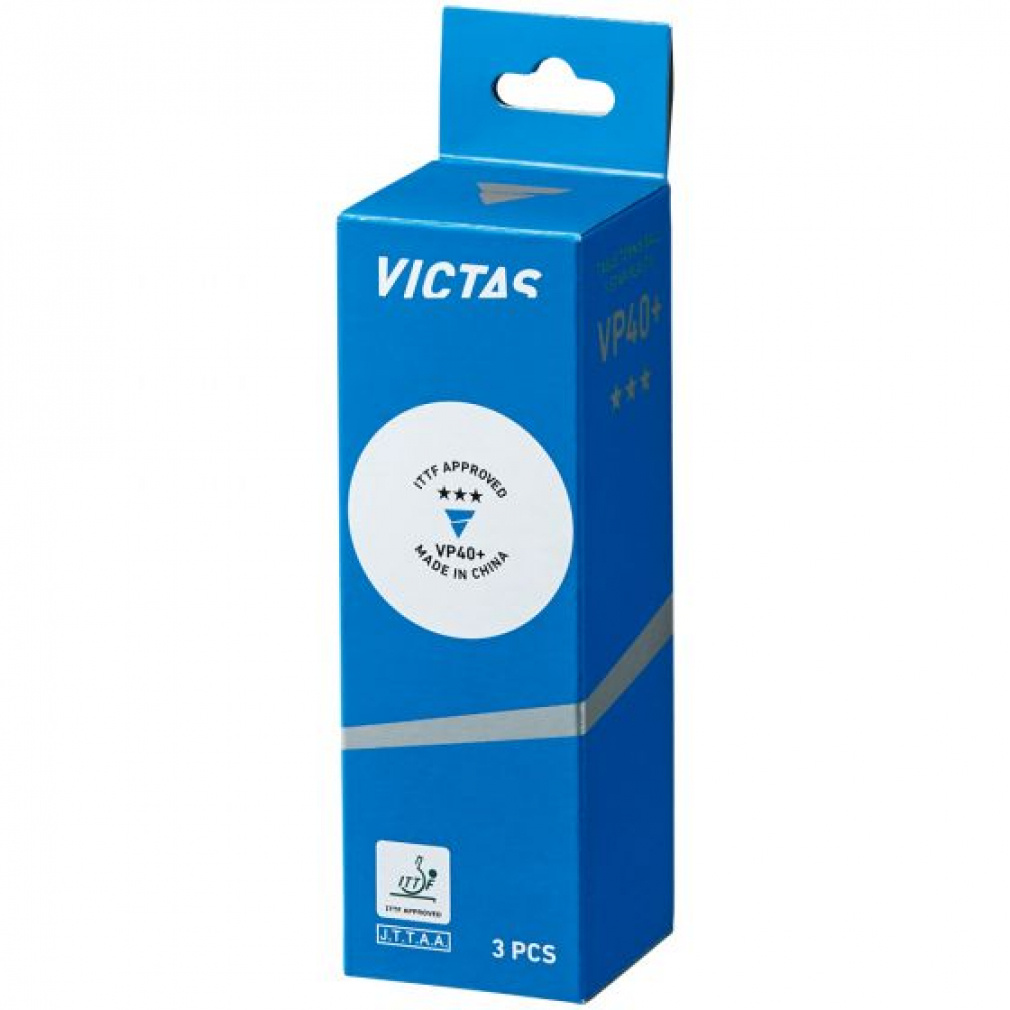 ヴィクタス VP40+ 3スター 3個入 015000 卓球 試合球 VICTAS｜Alpen