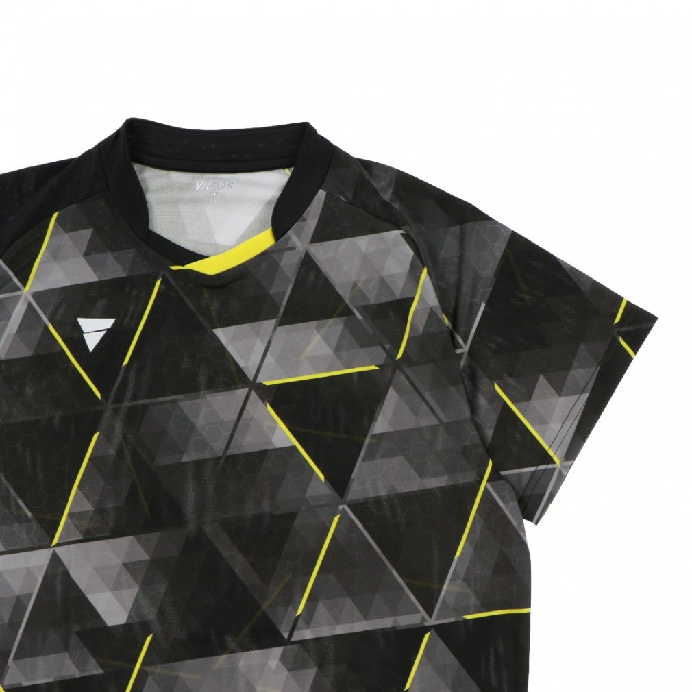 正規品／VICTAS アウトドア用ウェア V-NGS303（マスタード） サイズ XS ヴィクタス キャンプ JTTA公認 ビクタス メンズ レディース ゲームシャツ V-NGS303 卓球